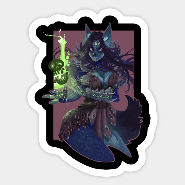 Necromancer Sticker by VegaNya